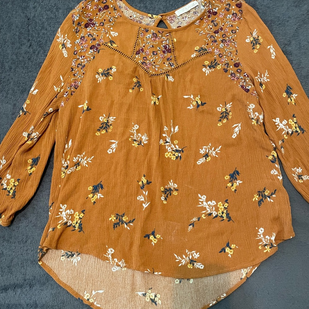 Rewind XL floral print shirt